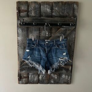 We The Free Stone Wash Denim Shorts